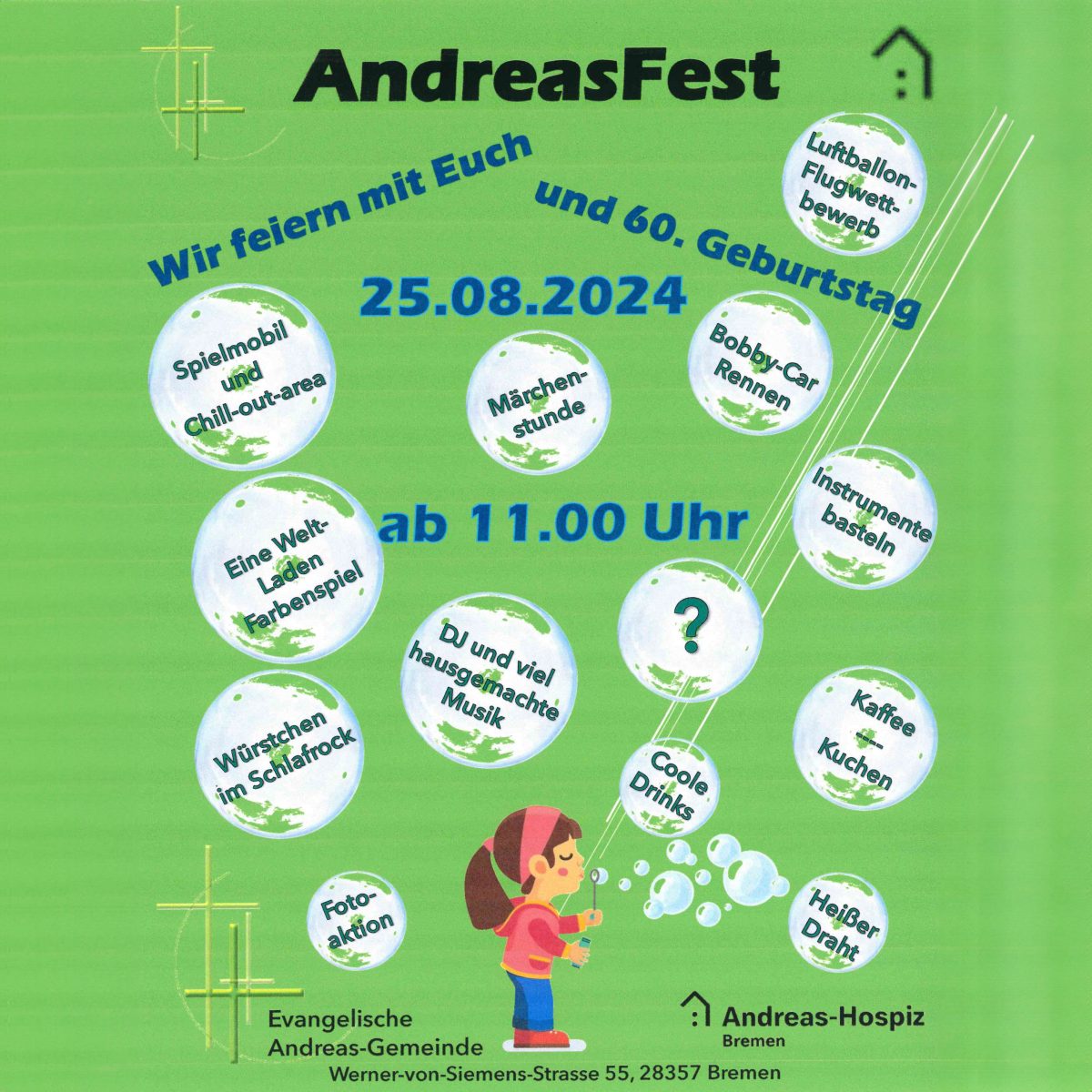 Andreas-Fest am 25. August 2024